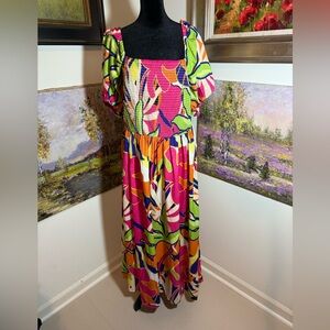 Truly 4 You Vibrant Multicolor Women's Dress